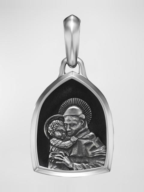 DAVID YURMAN Men's St. Anthony Pendant in Silver, 21.8mm