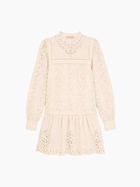 ULLA JOHNSON Keira Long Sleeve Cotton Mini Dress