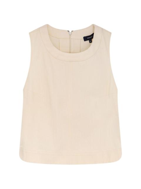soeur sleeveless round-neck top