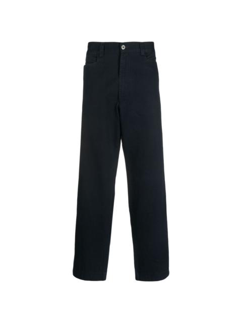 VERSACE 2000 straight-leg cotton trousers