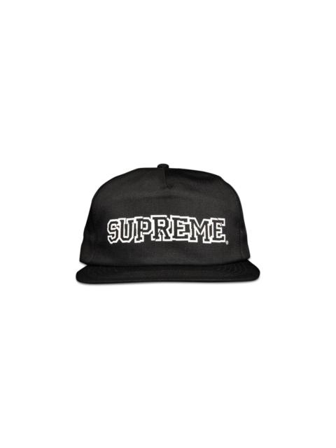 Supreme Undisputed Box Logo New Era Fitted Hat Navy
