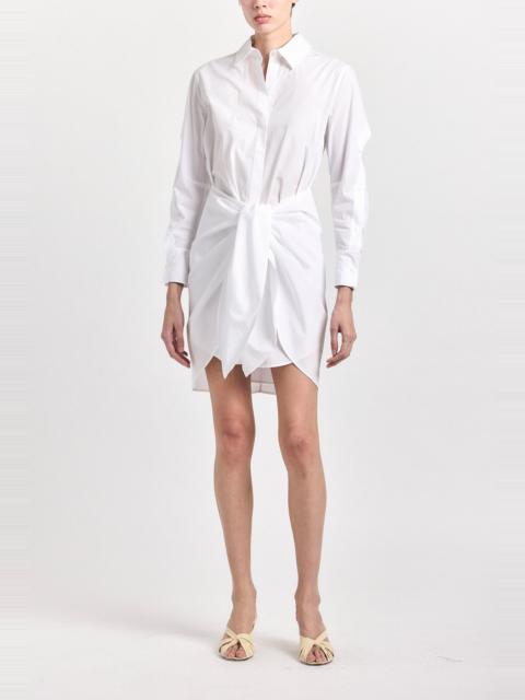 DEREK LAM 10 CROSBY CHARLOTTE TIE WAIST SHIRT DRESS