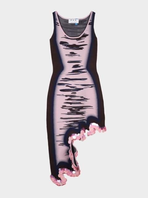PH5 Robin Wavy High-Low Reversible Midi Dress