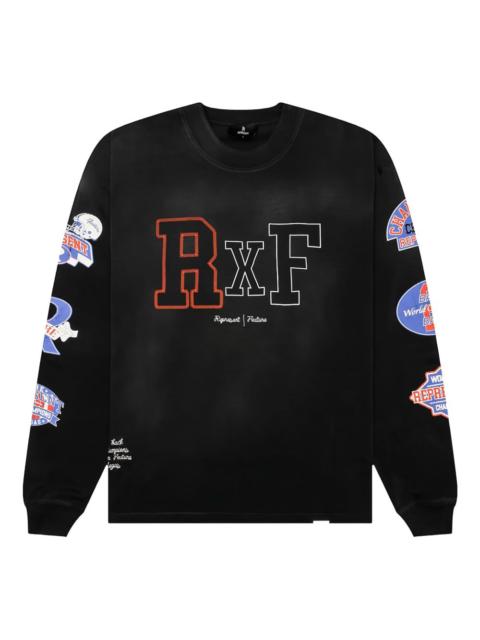 REPRESENT 로고 자수 긴 소매 티셔츠