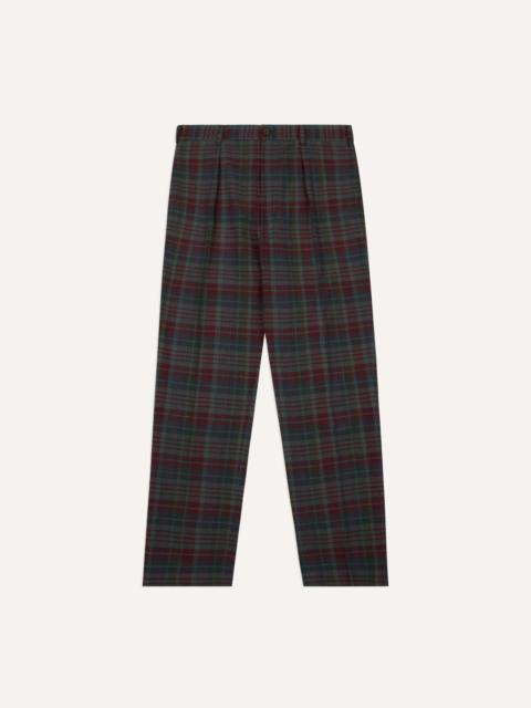 Drake's Madras Check Games Trouser