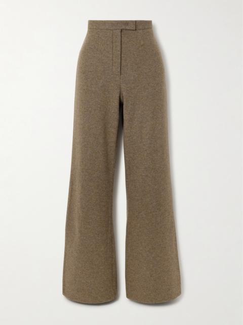 Loro Piana Robin Cashmere-blend Wide-leg Pants