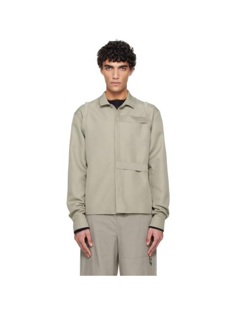 HELIOT EMIL™ Green Sinew Shirt