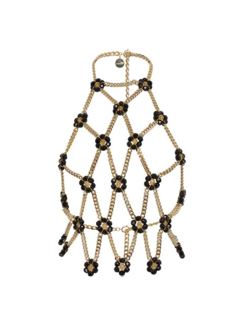 Noir Kei Ninomiya Beads X Chain Vest