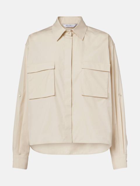 Max Mara Tenue cotton poplin shirt