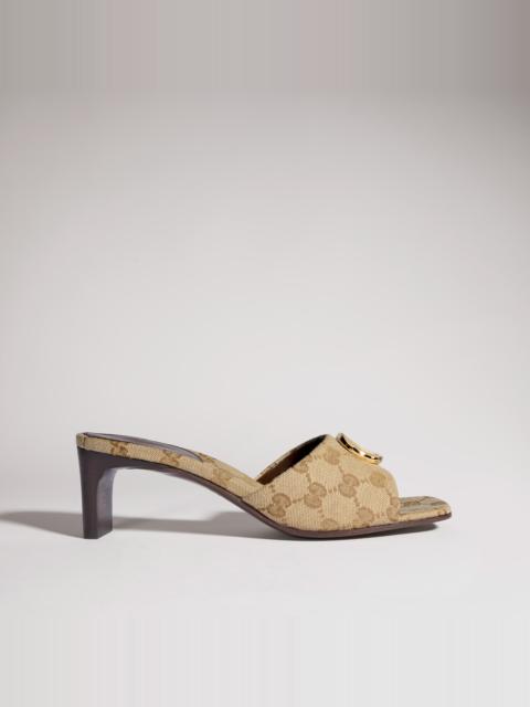 GUCCI Women's slide sandal with Double G
