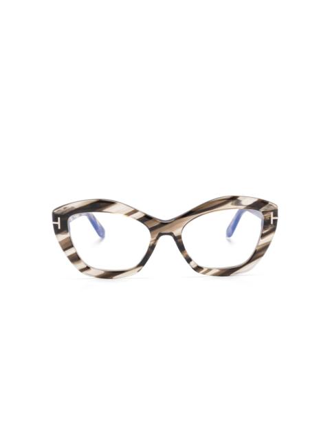 TOM FORD logo-print glasses