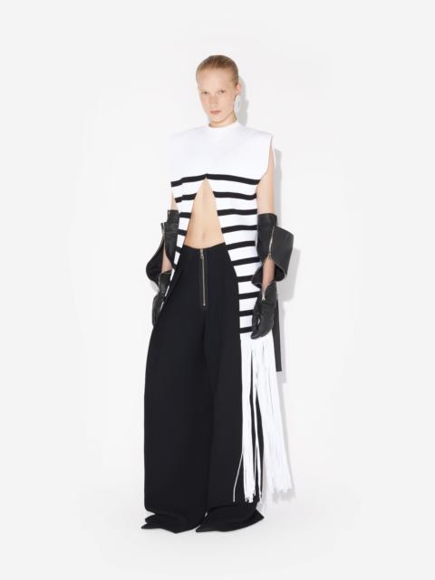 Jean Paul Gaultier THE FRINGED MARINIÈRE TOP