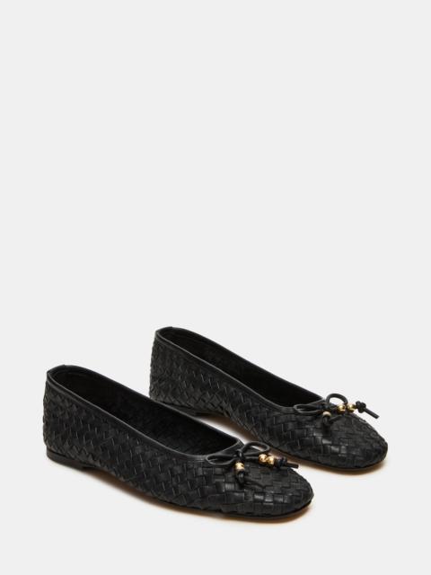 STEVE MADDEN DIVY BLACK LEATHER