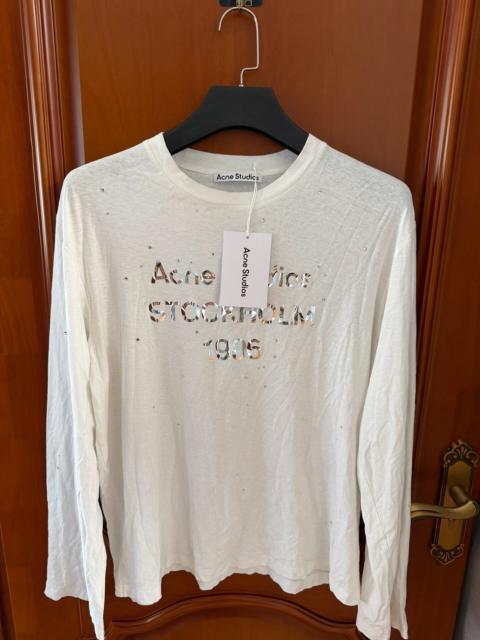 Acne Studios Acne Studios 1996 White Rhinestone T-Shirt
