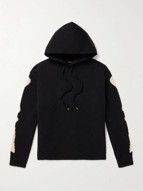 Kapital 5G Intarsia Wool Hoodie