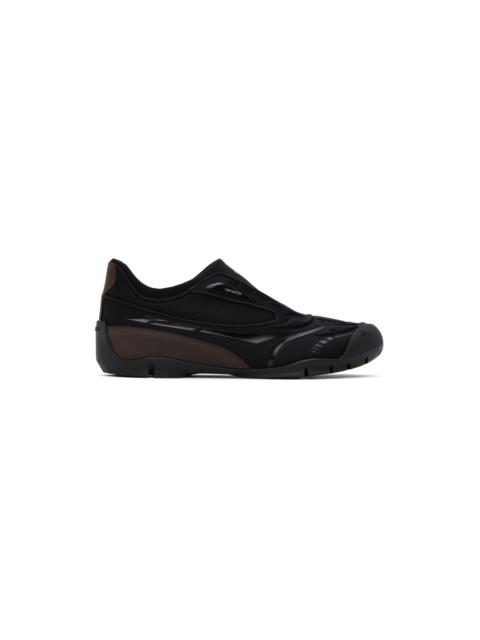untitlab® Black & Brown Swift Trek Sneakers