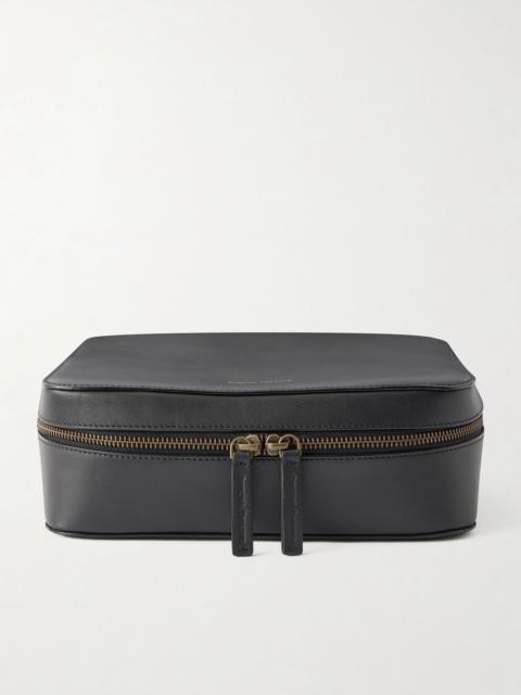OFFICINE CREATIVE Shoe Care Set with Leather Case Black