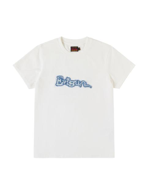 EVISU Denim Patched Seagull Logo T-shirt