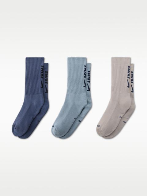 Nike NikeSKIMS Women's Dri-FIT Crew Socks (3 Pairs)