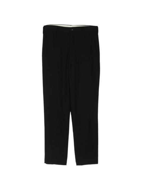 wool straight trousers