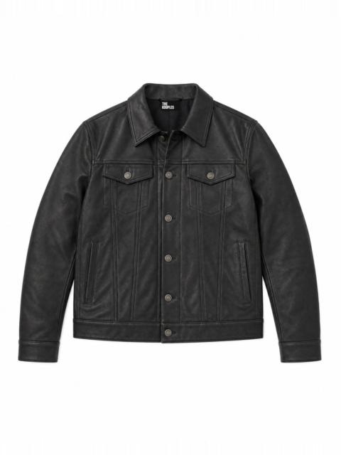 The Kooples BLACK LEATHER JACKET