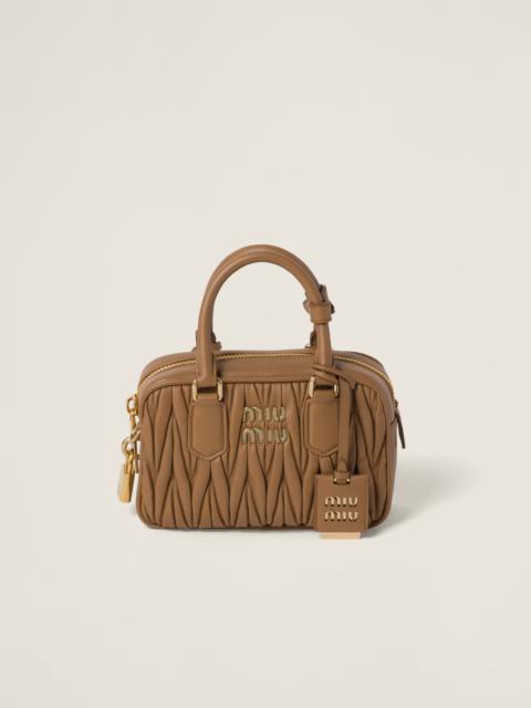 Miu Miu Arcadie matelassé nappa leather bag
