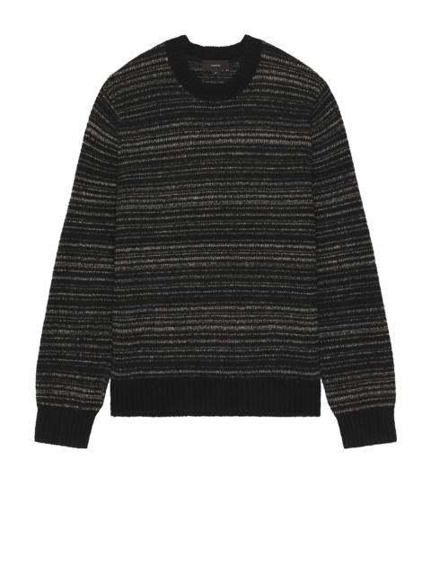 Vince Marled Stripe Long Sleeve Crew
