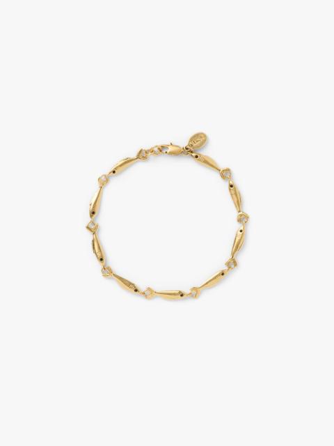 Clare V. Sardine Link Bracelet