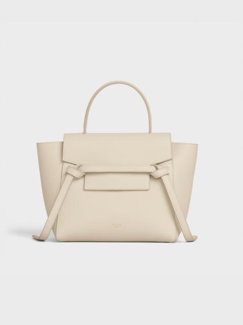 CELINE Nano Belt bag in grained calfskin