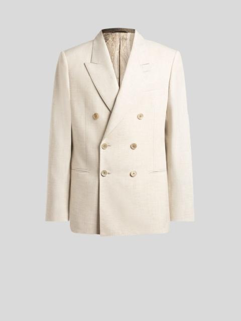 Etro DOUBLE-BREASTED JACKET WITH PEAK LAPELS