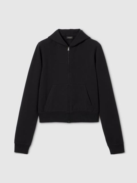 GUCCI Cotton jersey and cashmere zip jacket