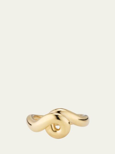 BEA BONGIASCA 9K Yellow Gold Jumbo Wave Ring