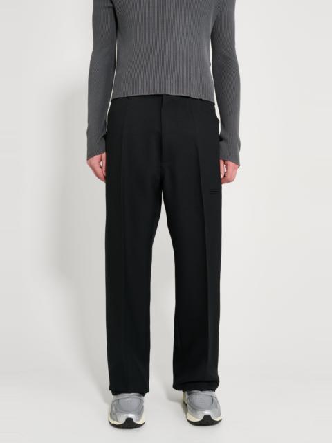 RANDOM IDENTITIES RANDOM IDENTITIES HIGH WAISTED PANTS BLACK