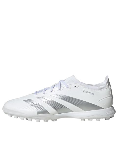 adidas (WMNS) adidas Predator 24 League Low Turf 'White Silver' IE2613