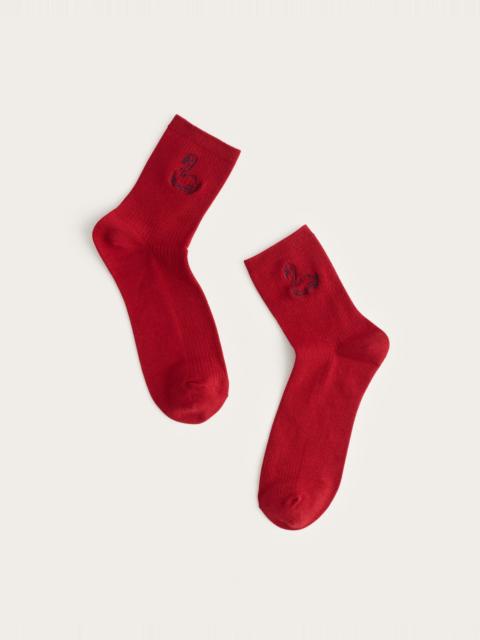 Madewell Embroidered Ankle Socks