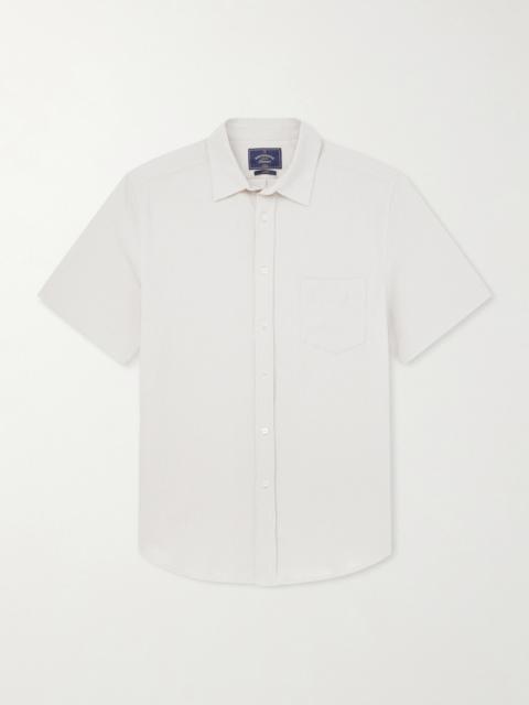 Portuguese Flannel Theme Textured Cotton-Blend Shirt