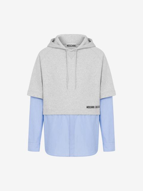 Moschino UPSIDE DOWN LOGO HOODIE