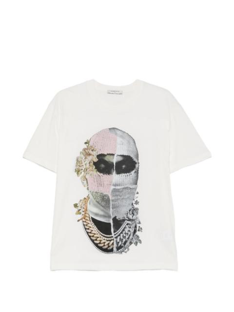 ih nom uh nit floral-print T-shirt