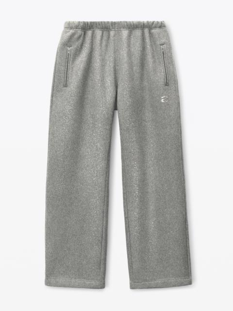 Alexander Wang STAR SWEATPANTS IN DENSE FLEECE