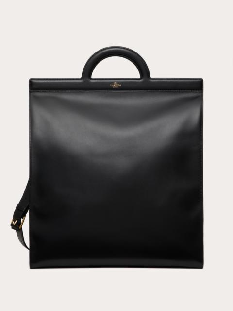 Valentino VALENTINO GARAVANI TAGGED LEATHER SHOPPING BAG