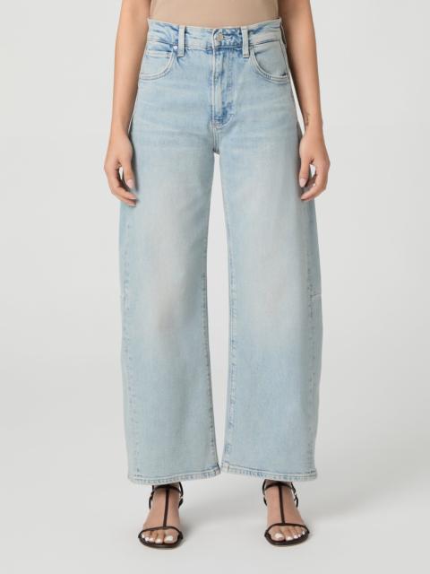 PAIGE Arellia Skimmer Petite Barrel Jean