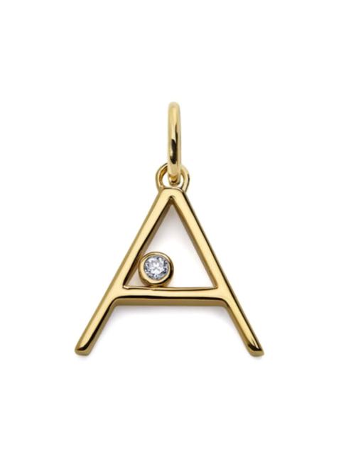 MONICA VINADER diamond initial pendant