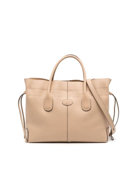 small Di leather tote bag