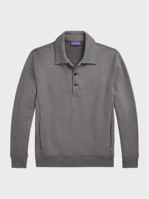 Men's Fleece Collared Sweatshirt