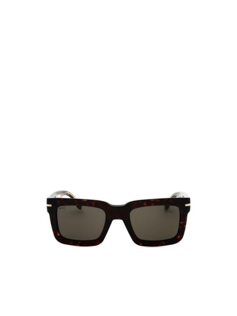 BOSS rectangle-frame sunglasses