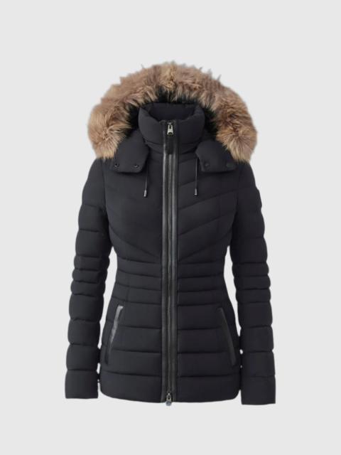 MACKAGE PATSY-FZ Manteau Agile 360 en duvet avec col en fourrure naturelle