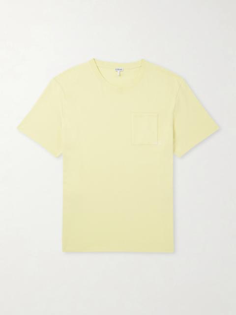 Loewe Anagram-Embroidered Cotton-Jersey T-Shirt
