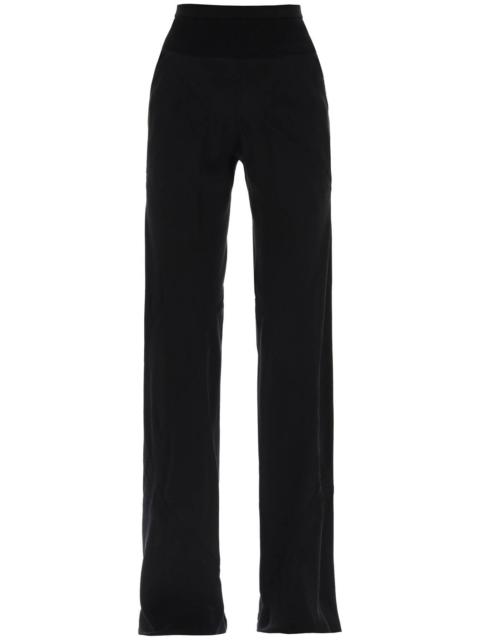 Rick Owens BIAS PANTS WITH SLANTED CUT AND
