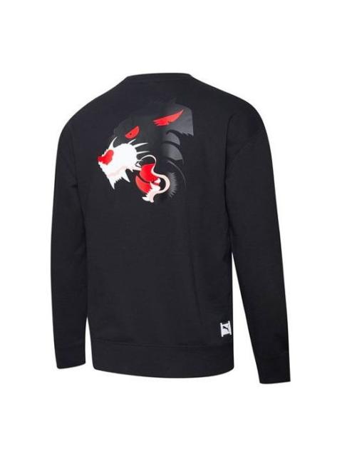 PUMA PUMA Fierce Back Printing Sports Round Neck Pullover Black 579096-01