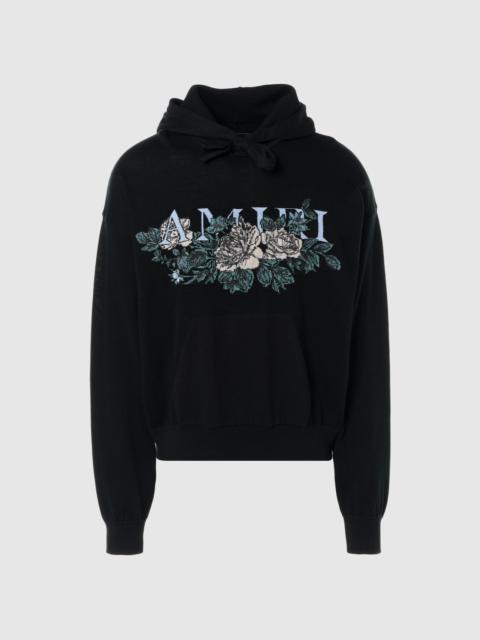 AMIRI FLORAL LOGO HOODIE